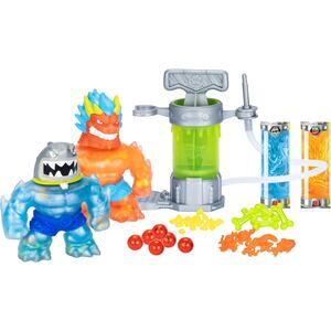 Heroes of Goo Jit Zu Hero Creator Bundle 2 Action Figures 6  goo fillings NWT
